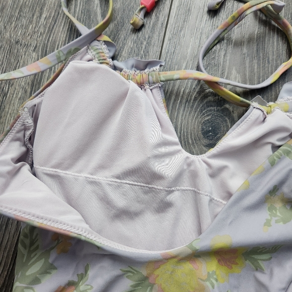 Aerie Floral Print One Piece Swimsuit XS - Picture 6 of 9